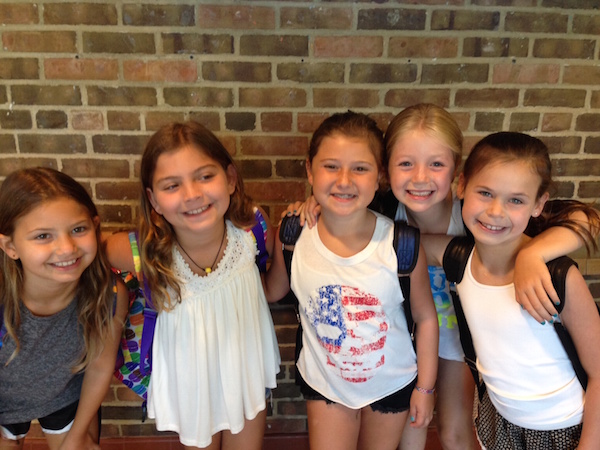 4th grade left to right Maxine Silverman Riley Meltz Gabbi Wiener Billie Eichel Abby Etra 